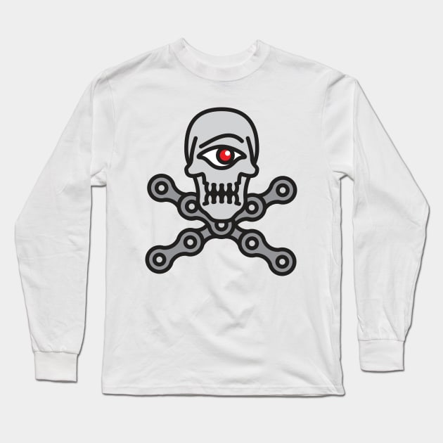 Cyclo-Pirate Long Sleeve T-Shirt by cyclopia